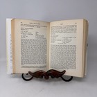 Vtg Cookbook Stand Scroll Metal Heavy Book Recipe Bible Music Holder