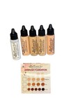 Fair Color Shade Foundation Set Professional Airbrush Makeup 1 2 Oz Bottles