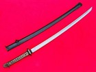 Vintage Military Japanese Army Sword Samurai Katana Serial Number Brass Handle
