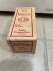 Antique 1920s Radio Ux-200 Vacuum Tubes Rca Radiotron Nos   Set Of 3