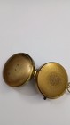 Vintage German Compass Brass Case Silver Face Night Florescent Dots