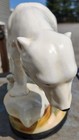 Polar Bear Germany Figurine Antique On Ice Numbered 10 5 x 8 5  X 5  