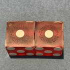 1 Pair Of Vintage 3 4  Authentic Downtown Las Vegas Golden Gate Casino Dice 15