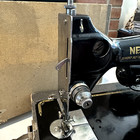 Necchi Labeled Sewing Machine W Manual Made In Italy See Desc - Vintage - Rare