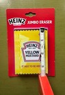 Heinz Yellow Mustard Jumbo Eraser 3 5  X 2 5  X  5  Gag Gift For Condiment Lover
