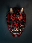 Hannya Mask Japanese Oni Kabuki Halloween Costume Samurai Cosplay Airsoft Kk21