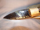 Rainbow Obsidian Paleo Knife W Cholla Cactus Wood Handle Coa Flint Knapping