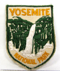 Vintage Yosemite National Park Jacket Patch Bridalveil Fall California Waterfall