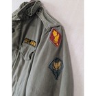 Vintage 1960s Us Army M-1951 Field Jacket Sp4 Ordinance Patch Small Short Green