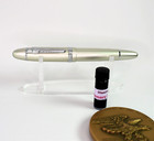 Silver Jinhao Elite X159 Wide Body Steel Fountain Pen  Medium Nib   Diamine Ink