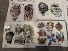 Vtg Lot Of 80s-90s Tattoo Flash Prints Traditional  California Mixed Artist