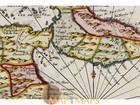 French Caribbean Island Of Guadeloupe - Antique Map Full Colored   Bellin 1758