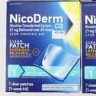 4 Boxes Nicoderm Cq 7 Patches Step 1 21mg Exp 07 2026  04 26