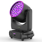Led Zoom Moving Head Stage Light Rgbw Dmx Beam Wash Lighting Dj Disco Bar 19x20w