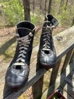 Antique Springfield Leather High Top Football Cleats Boys Size  5