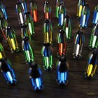 1pc 3x22 5mm Glass Tube Night Luminous 25 Years Lamp Tube W  Titanium Enclosure