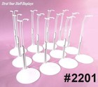 3 Doz White Kaiser Stands  2201 Fit 11 5 -12 5 tall Dolls Barbie  Midge  Vtg Ken