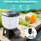 Solar Automatic Fish Feeder For Pond  Large Capacity 23l  Auto Outdoor Koi Fish