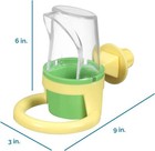 Pet Bird Cage Clean Cup Feeder   Water Cup Bird Accessory  Small Assorted Color