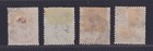 Norway Scott 15 Used 1867-68 Coat Of Arms Issue 4 Different Scv  281 Thin Spots