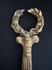 25  French Gold Gilt Guilded Wall Sconce Corbeil Plate Shelf Acanthus Wreath
