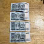 Lot Of 4 China 1990 100 Yuan Banknotes People s Bank Of China Fourth Series Rmb