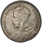 New Zealand  1933 George V Half Crown  Pcgs Ms 63  2 000 000 Mintage 