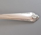 Starlight Round Bowl   Gumbo Soup Spoons  set 4  Rogers   Bro Silverplate 1950