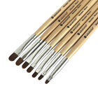 Winstonia 7 Pcs Gel Nail Brush Pen Tips Uv Builder Gel Painting Manicure Polygel