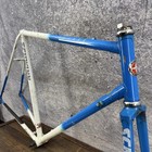 Vintage Schwinn Le Tour Road Bike Frame 59cm Blue White Fade 700c Lugged 126mm