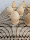 10 Assorted Unfinished Wood Finials