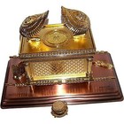 The Ark Of The Covenant Gold Plated With Ark Contents Replica   Aaron Rod 
