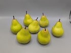 Lot Of 7 Artificial Faux Fruit Bartlett Pears Home Decor Realistic Farmhouse 2lb