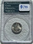 1944-s 10   Mercury Dime Ms65 Fb Full Bands Pcgs Rattler Holder -free Shipping-