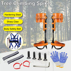 Tree Spikes Adjustable Height Pole Tree Climbing Spurs Steel W 2 Climbing Gear