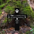 Dog Memorial Stake Cemetery Grave Marker For Cemetery Decoration Animal Yard