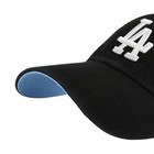 47 Los Angeles Dodgers Ballpark Clean Up Dad Hat Baseball Cap Black Blue