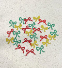 Glitter Christmas Bow Confetti Decor Table Scatter Choose Color And Amount