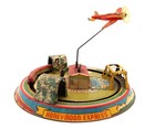 Marx Vintage Tin Litho  honeymoon Express  Wind-up Toy
