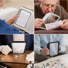 5x Full Page Magnifier Large Handheld Magnifying Glass For Low Visions Usa  