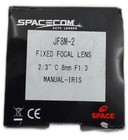Spacecom Jf8m-2 8mm F1 3 C-mount Fixed Focal Lens 2 3  Manual Iris