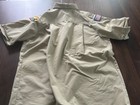 Boy Scouts Short Sleeve Shirt With Patches  Size Adult Medium