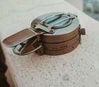 Solid Brass Antique Finish Marine British Military Prismatic Pocket Compass Gift