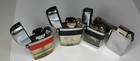 Scripto Lighter Lot Lot Of 4 Golfer Football Horse   Butane All Spark Vintage