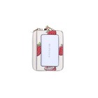 Coach Zip Card Case Credit Card Holder Coinpurse Wallet Id Pocket Keychain New