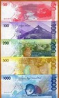 Set Philippines  50-100-200-500-1000 Piso  2020  P-new Old Bank Logo Unc