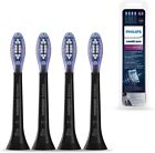 4x Philips Sonicare Diamondclean G3 Premium Replacement Heads   Black   W o Box