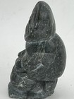 Inuit Eskimo Soapstone Carving Sculpture Inukshuk Canada 4 5   Hunter Parka 1982