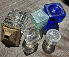 Vintage Fountain Pen Ink Bottles  5 Bottle Lot