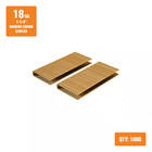 18-gauge 1-1 4 In  Narrow Crown Staples     1 4 In  Crown Glue Collated Electrogal